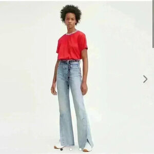 Levi’s Premium Ribcage Split Flare Size 27/30 #PC9- 72951-0000 Original $128